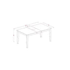 Aziatische eetkamerset – tafel en stoelen