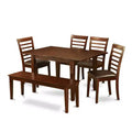 Dinette Table Set 5 Piece - Small Kitchen Table with Chairs - Modern Dining Set