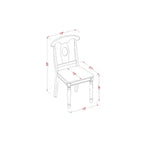 Eetkamerset in zuidwestelijke stijl - tafel en stoelen - moderne keukenset