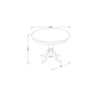 Kitchen Table Set with 2 Chairs - Dining Table and Chair Set for Small Spaces