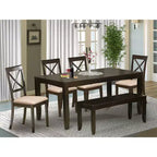 Nordic Dining Set - Rectangular Table & Chairs - Modern Kitchen Set