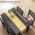 Dining Table Set for 4, 5 Piece Modern Kitchen Table and Chairs, Solid Wood Dining Room Set for Small Spaces, Breakfast Nook