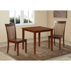 Kings Brand Furniture 3-Piece Solid Wood Dining Set Cappuccino
