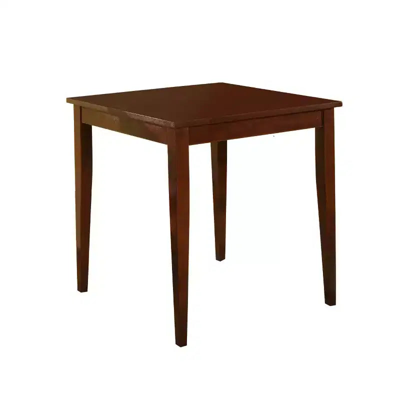 Kings Brand Furniture 3-delige eetset van massief hout, cappuccino