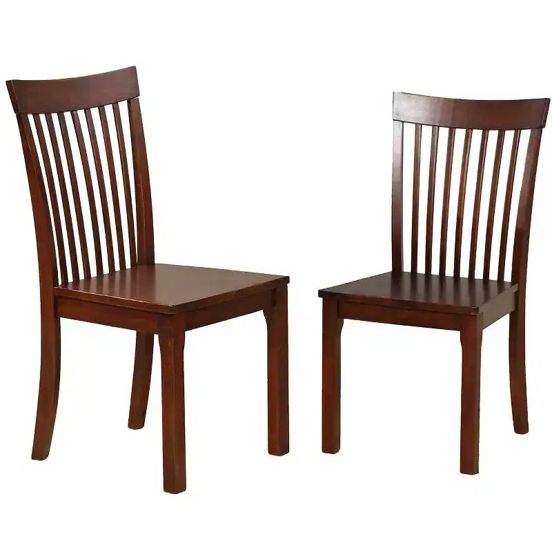 Kings Brand Furniture 3-delige eetset van massief hout, cappuccino