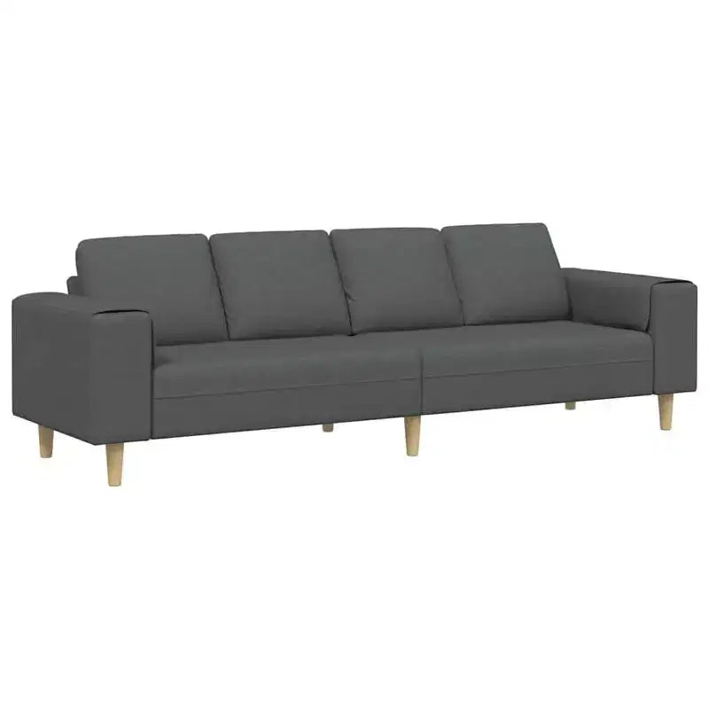 Sofa Set Dark gray fabric
