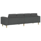 Sofa Set Dark gray fabric