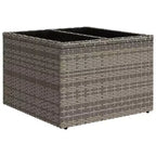 vidaXL 8 Piece Patio Sofa Set with Cushions Brown Poly Rattan - Brown and Cream