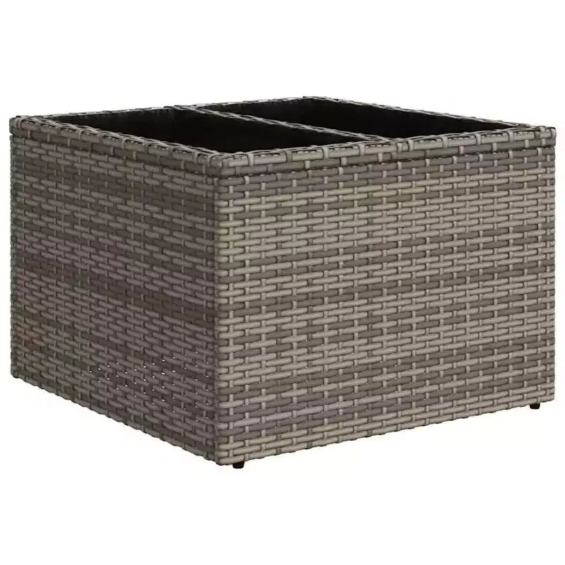 vidaXL 8 Piece Patio Sofa Set with Cushions Brown Poly Rattan - Brown and Cream