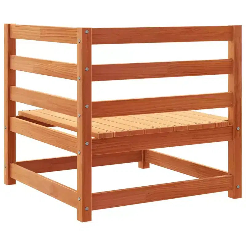 vidaXL Garden Sofa Set Natural wood Solid pine wood 5 Piece Set Modular