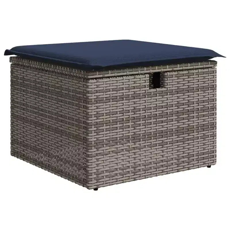 vidaXL tuinbankset 4-delig, bruin en rood, 196 x 117 x 85 cm