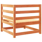 vidaXL Garden Sofa Set Solid Pine Wood Large Modular Outdoor Sectional - Natural Pine Without Cushion