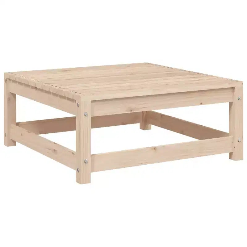vidaXL Garden Sofa Set Solid Pine Wood Large Modular Outdoor Sectional - Natural Pine Without Cushion