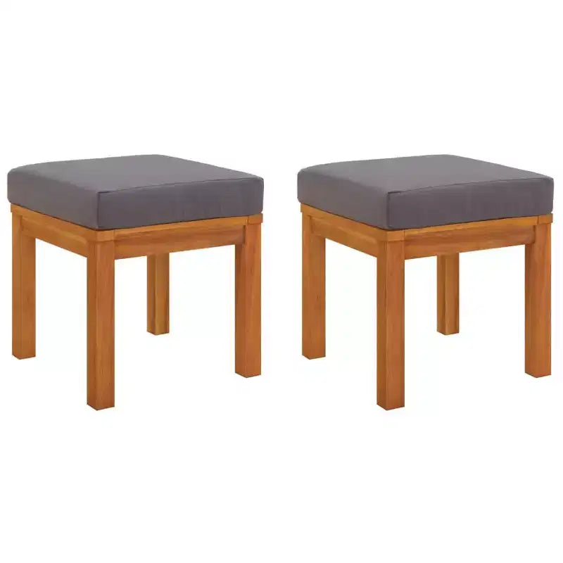 vidaXL 3-delige terras-eetset met buitentafel en stoelen van massief acaciahout