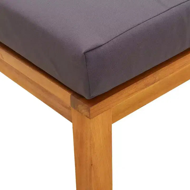 vidaXL 3-delige terras-eetset met buitentafel en stoelen van massief acaciahout