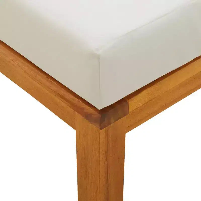vidaXL 3-delige terras-eetset met buitentafel en stoelen van massief acaciahout