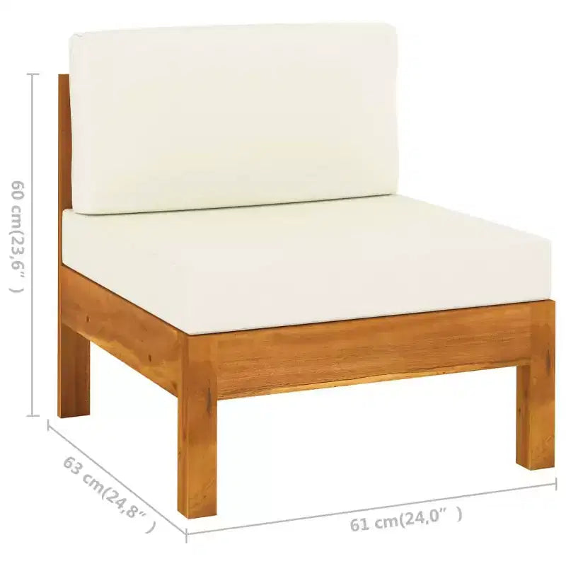 vidaXL houten loungeset, hout