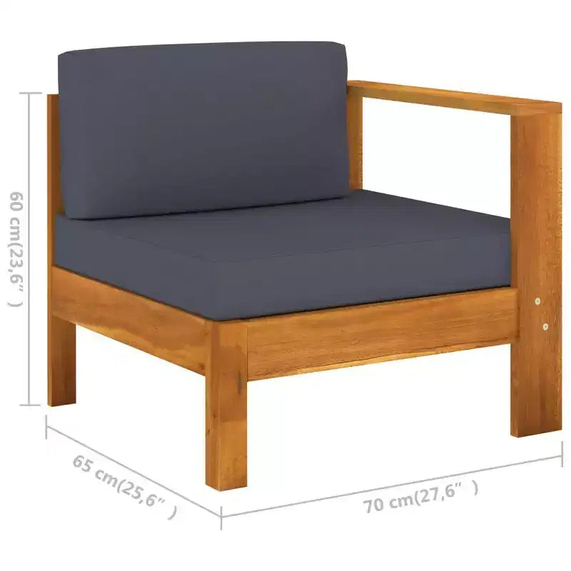 vidaXL houten loungeset, hout