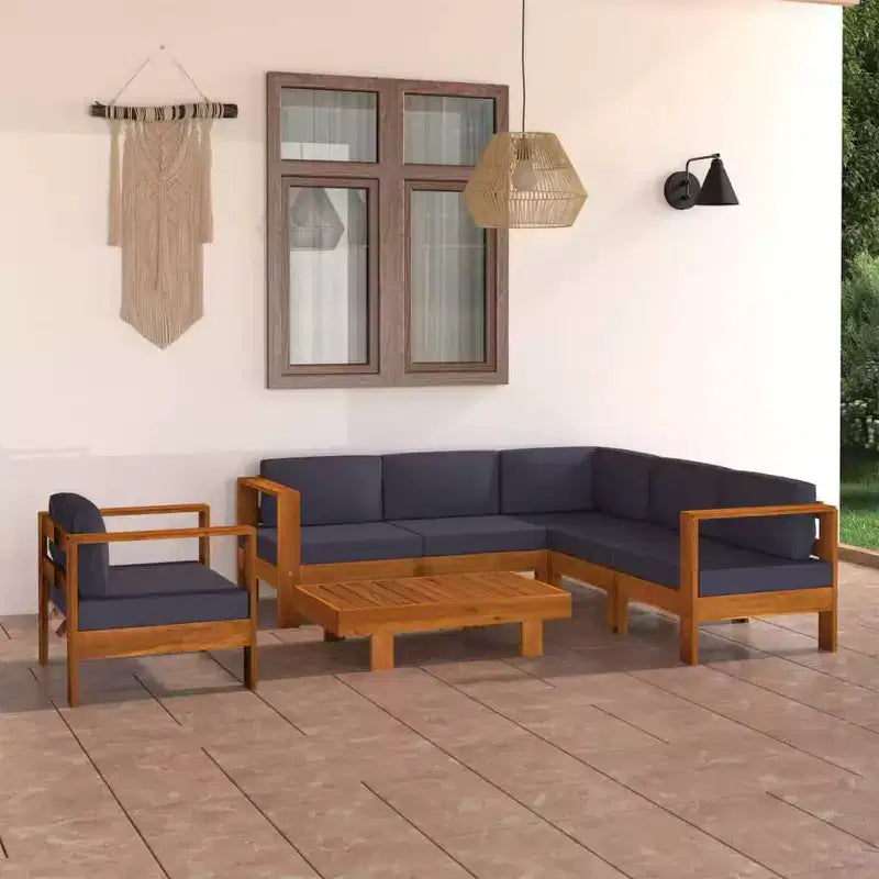 vidaXL houten loungeset, hout