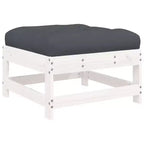 vidaXL Terraslounge set met kussens buitenset 7-delig massief hout