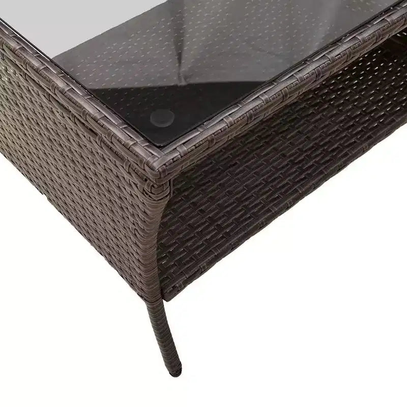 vidaXL 6 Piece Patio Sofa Set with Cushions, Poly Rattan Outdoor Sectional, Multiple Colors and Materials
