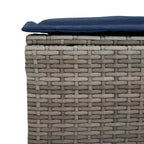 vidaXL 6 Piece Patio Sofa Set with Cushions, Poly Rattan Outdoor Sectional, Multiple Colors and Materials