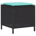 vidaXL 6 Piece Patio Sofa Set with Cushions, Poly Rattan Outdoor Sectional, Multiple Colors and Materials
