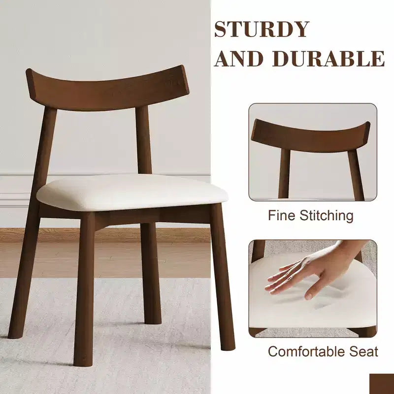 GDFStudio Camden 7 Piece Dining Table Set with Storage Base and Faux Leather Chairs