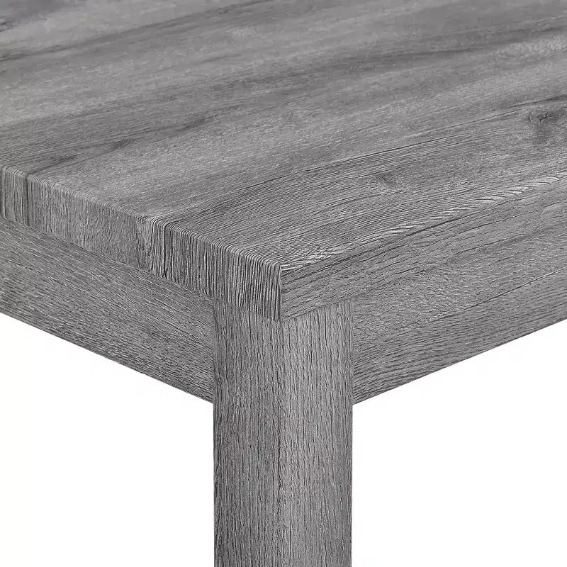 sumyeg Industrial 4-Piece Bar Table Set with Power Outlet in Grey