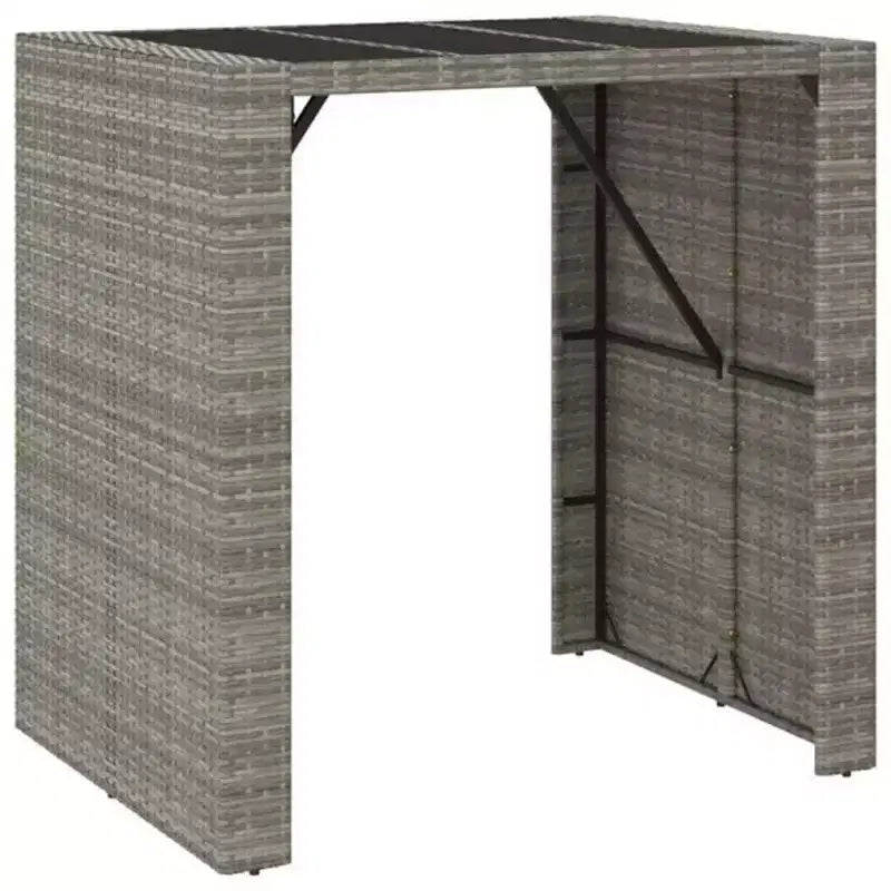 vidaXL Outdoor Bar Table and Stool Set