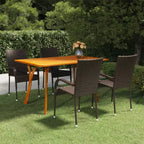vidaXL 10-delige loungeset voor terras met hoekbank en kussens, massief grenenhout