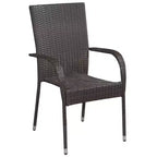 vidaXL 10-delige loungeset voor terras met hoekbank en kussens, massief grenenhout