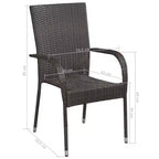 vidaXL 10-delige loungeset voor terras met hoekbank en kussens, massief grenenhout