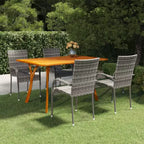vidaXL 10-delige loungeset voor terras met hoekbank en kussens, massief grenenhout