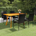 vidaXL 10-delige loungeset voor terras met hoekbank en kussens, massief grenenhout