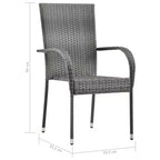 vidaXL 10-delige loungeset voor terras met hoekbank en kussens, massief grenenhout