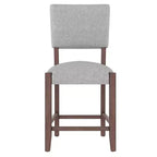 Marmeren eettafelset op aanrechthoogte voor 4 personen, 5-delige bartafelset met 4 gestoffeerde stoelen voor eetkamer, café, keuken of kleine ruimte