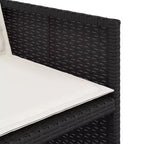 Ensemble repas d’extérieur vidaXL avec coussins amovibles, plusieurs coloris