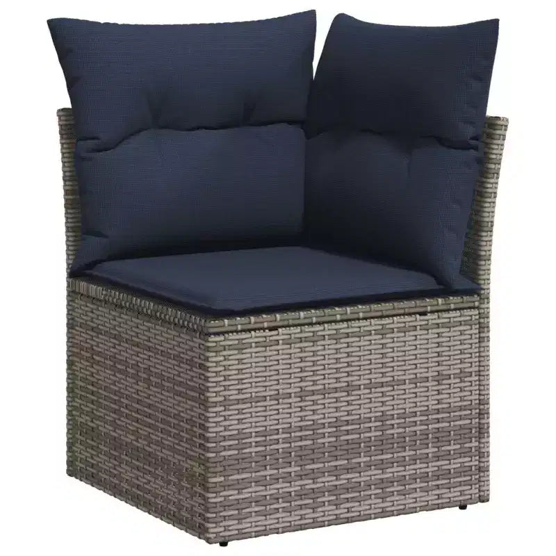 vidaXL Modular Patio Sofa Set with Cushions