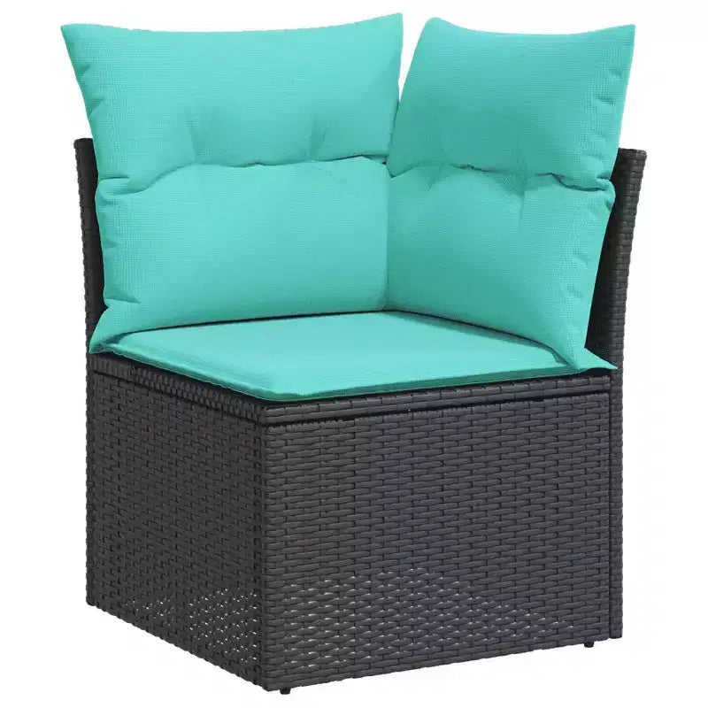 vidaXL Modular Patio Sofa Set with Cushions