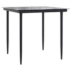 vidaXL Garden Dining Set PE rattan 31.5 x 31.5 in for the table