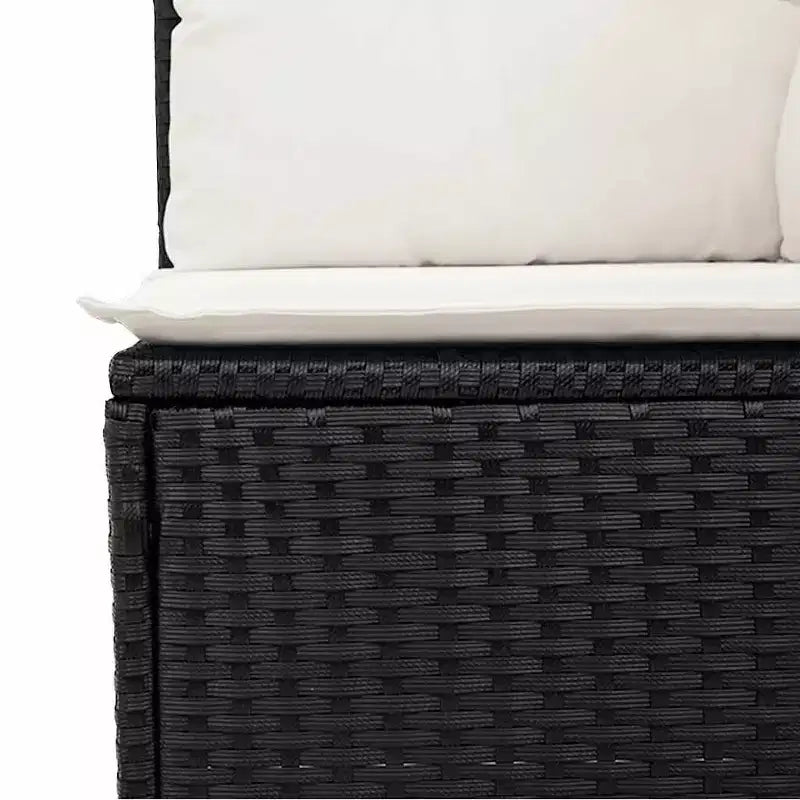 vidaXL Garden Sofa Set PE rattan 7-piece set Adjustable Armrests