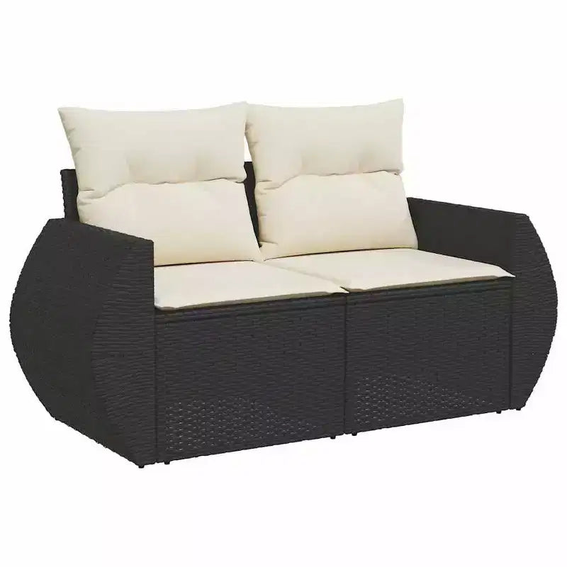 vidaXL Garden Sofa Set PE rattan 7-piece set Adjustable Armrests