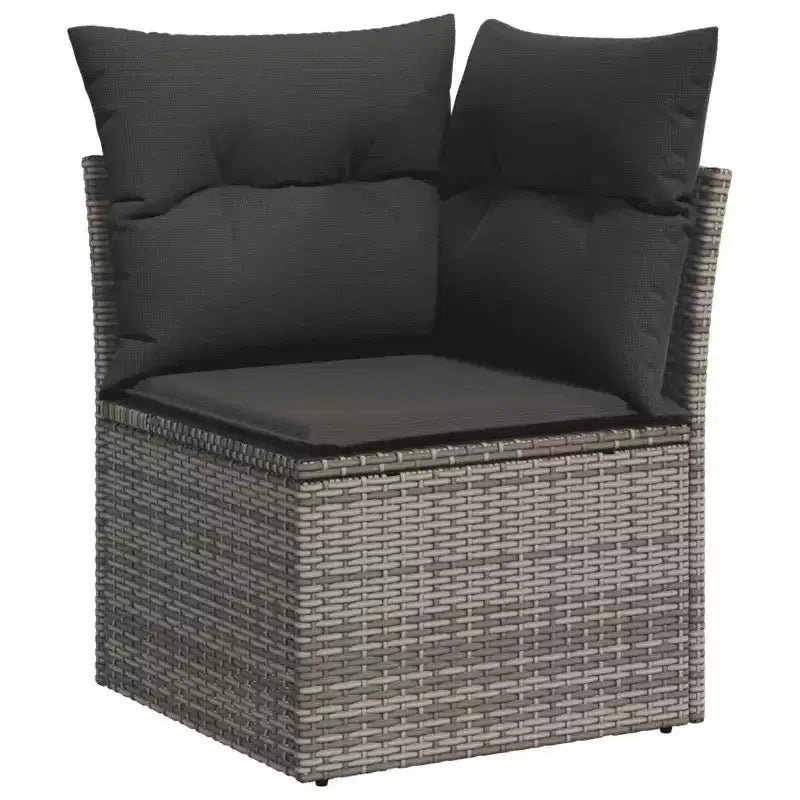 vidaXL Modular Patio Sofa Set with Cushions