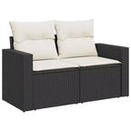 vidaXL Modular Patio Sofa Set with Cushions