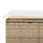vidaXL Outdoor Sofa Set with Storage - Stylish Poly Rattan