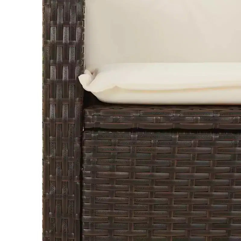 vidaXL terras-eetset met kussens in verschillende kleuren