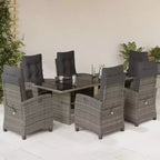 vidaXL terras-eetset met kussens in verschillende kleuren
