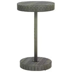 vidaXL Patio Bar Set Bar Stool Bistro Table Poly Rattan and Solid Wood Acacia