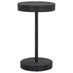 vidaXL Patio Bar Set Bar Stool Bistro Table Poly Rattan and Solid Wood Acacia